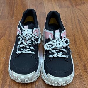 CAT Women’s Black and Pink Composite Toe